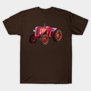 Red Cropmaster Tractor T-Shirt